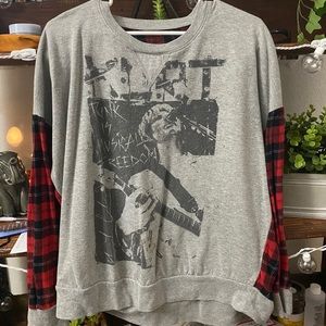 Kurt Cobain punk long sleeve shirt